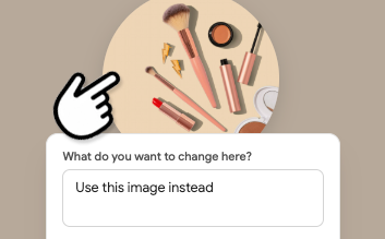 The Magic Wand tool highlighting a heading on the bakery site